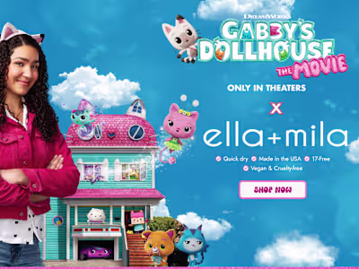 Dreamworks Animation & ella+mila Replo Landing Page