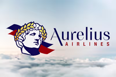 Aurelius Airlines Logo & Branding