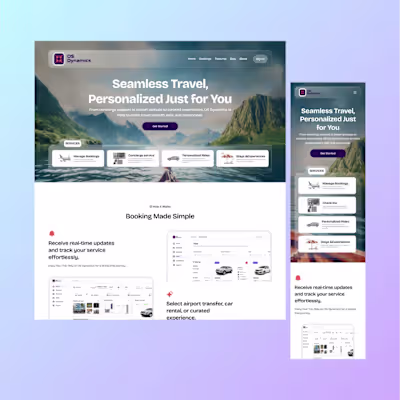 OS Dynamics – End-to-End Travel UX for a B2B Mobility Platform