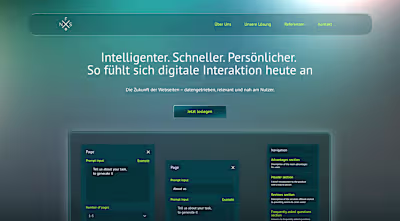 Finexus - Landing Page Design