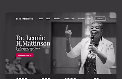 Dr. Leonie H. Mattinson – Personal Brand Website