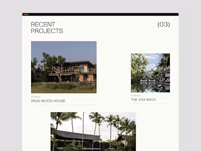 Earth Lines Architects — Brand, Web Design & Framer Development
