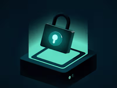 3D Web Visual for Secura's Encryption Platform