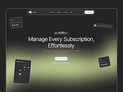 Montra Webflow Template