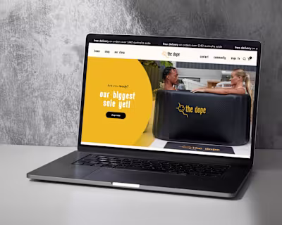 The Dope - Website In A Day and Figma