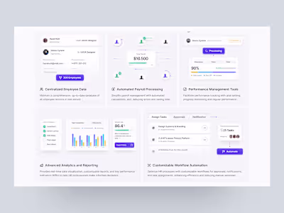 Another Bento Section for Saas Landing Page
