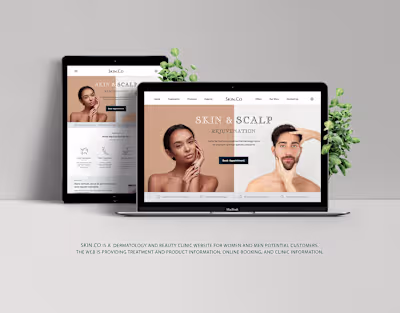 Dermatology and Beauty Clinic Website