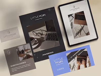 Brand Design: Little Moon Marketing