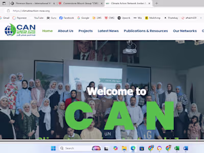 WordPress website for climate action-Now