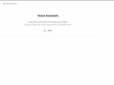 Email voice assistant