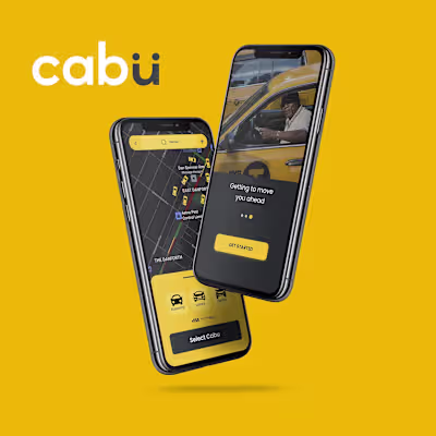 CABU : Ride-Sharing App | UI/UX Case Study