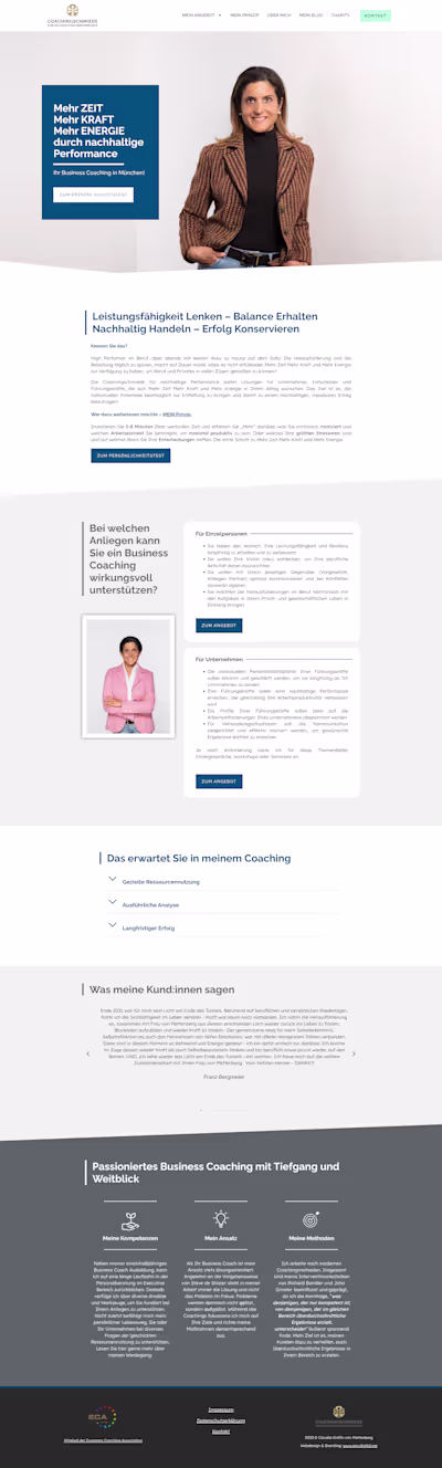 Coaching Website - CP