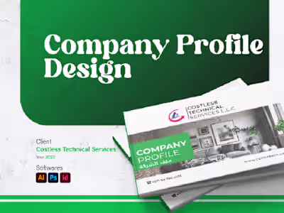 Company Profile design for Costless Technical Services 
