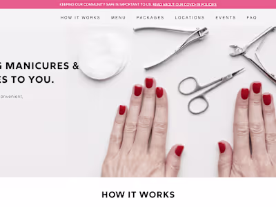 Piers Laine - In-Home Manicure & Pedicure Services