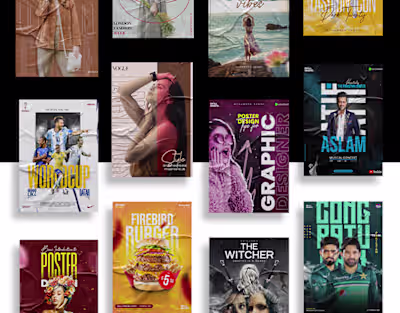 I will design unique posters