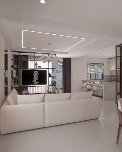 Open-space floor | 3d Design, Living Room, Interior Design