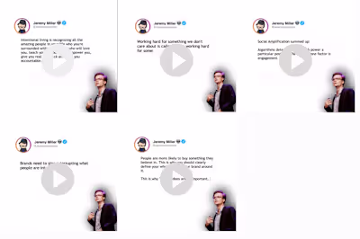 Video Quotes for Jeremy Miller