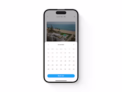 Calendar Interaction
