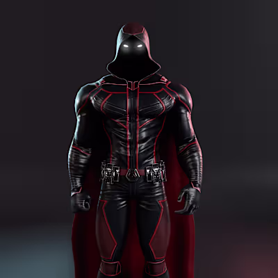 Dark Head in leather Game Ready :: Behance