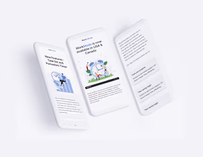 Email Newsletter Design for WorkMode