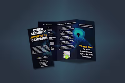 Cyber Security Awarness Flyer