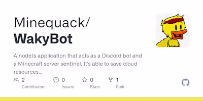 WakyBot: Discord Bot for Minecraft Server Management