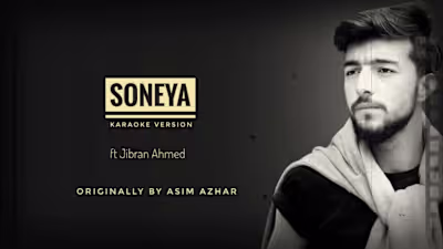Soneya | Karaoke version | ft Jibran Ahmed - YouTube