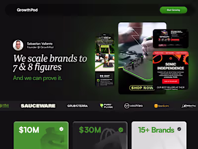 Website Design for GrowthPod