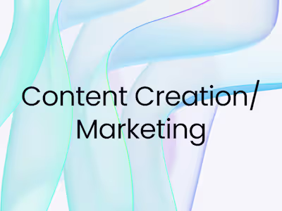 Content Creation/Marketing