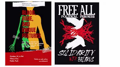 Various projects: posters, banners, sketches, photos.