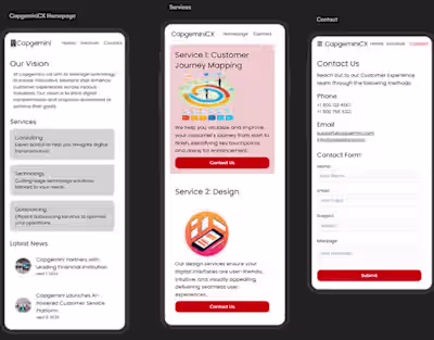 capgemini_chat_app :: Behance