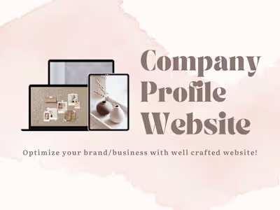 Company Profile Website