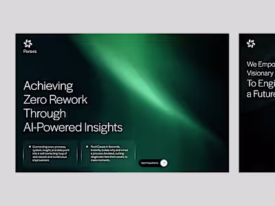 Peraxis AI - SaaS Pitch Deck Presentation Design