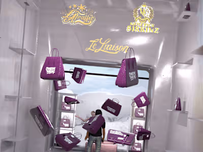social media advert for a bag 
