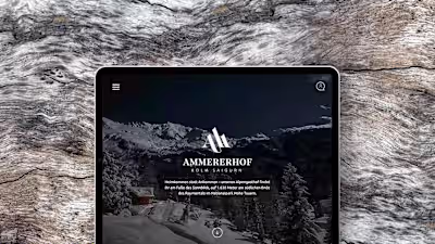 Website & Logo Design / Ammererhof