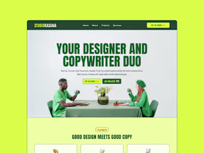 Kasama — Agency Portfolio Template