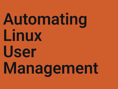 Automated User Management in Linux