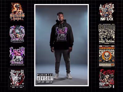 Streetwear T-shirt Design Template :: Behance