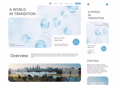 Melbourne Biology Innovation Day • Biotech Event