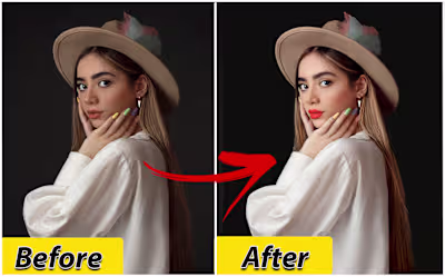 model edit in Photoshop in beautiful way on Behance
