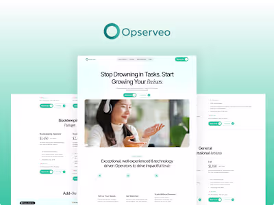 Opserveo Framer Website Design