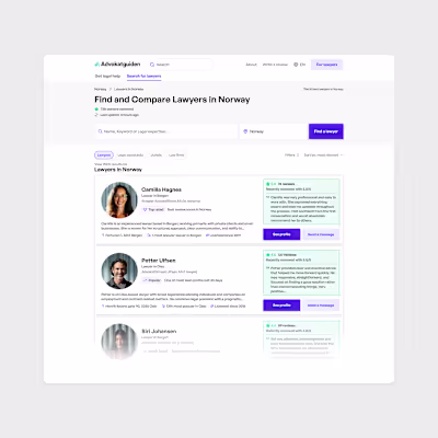 Finding the right lawyer for your legal need should be easy....