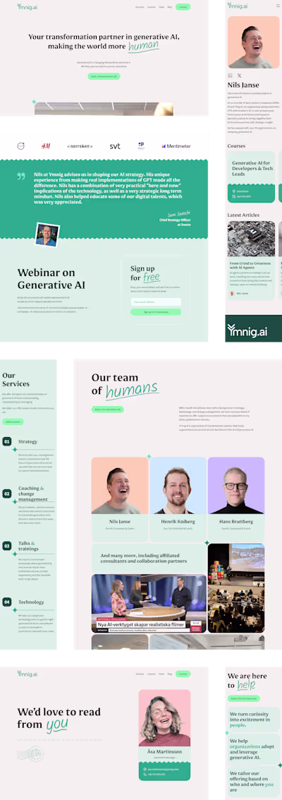 Web Design for Generative Ai Solutions