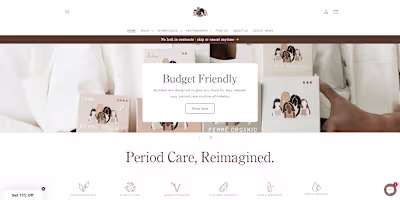 Femme organic | Shopify Website