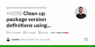 open source contribution / opentelemetry-dotnet