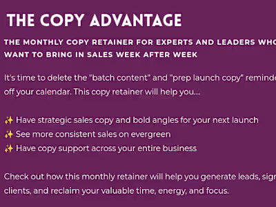 Copywriting Assistant - The Copy Advantage