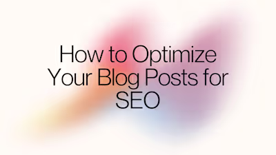 SEO Blog Post Optimization for Melhorar