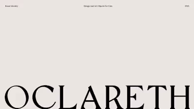 Visual Brand Identity for Luxury Furniture & Architecture