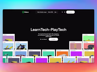 Riders.ai | Webflow development