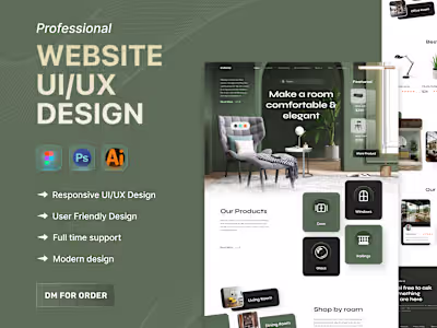 Interior & Furniture Website Design